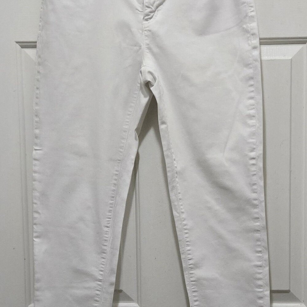 Eileen Fisher Organic Cotton 5 Pocket Jeans Casual Dress Vacay Low Rise Ankle